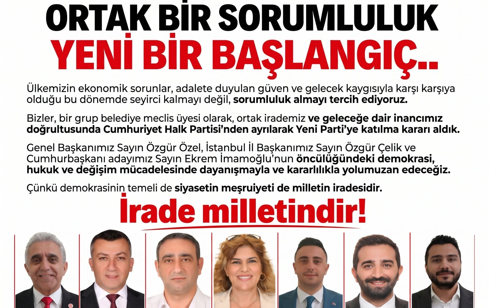 CHP’li Belediye Meclis Üyelerinden Ortak İstifa Kararı