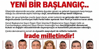 CHP’li Belediye Meclis Üyelerinden Ortak İstifa Kararı
