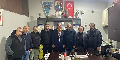 MİLLETVEKİLİ ADAY ADAYINA DERNEK BAŞKANINDAN ÖNEMLİ TAKDİM